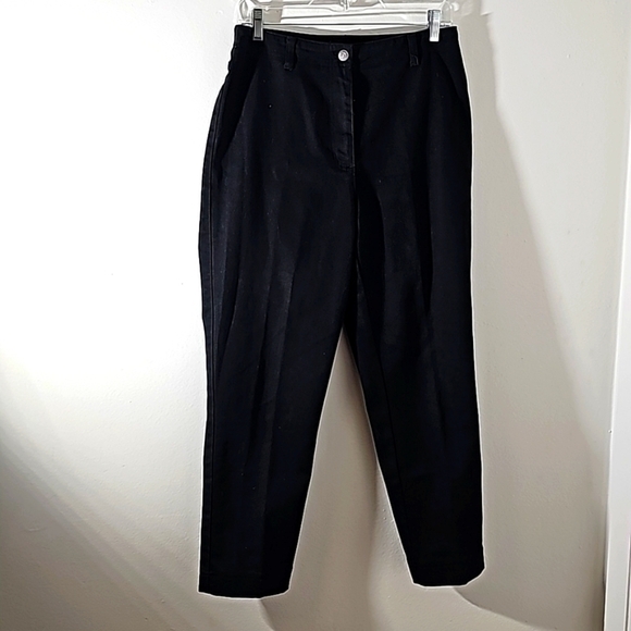 Lauren Jeans Co. Black jeans with no pockets, no size tag. 10? - Picture 1 of 6